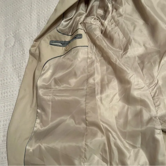 Men's Cream/Beige Workwear Office Career Neutral Blazer Size L Officecore - Picture 6 of 6